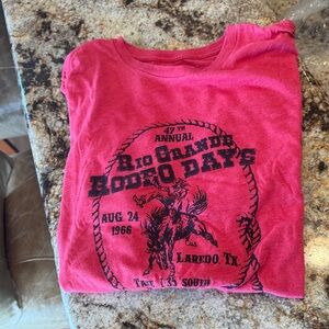 Wrangler Red Rodeo Days T-Shirt L